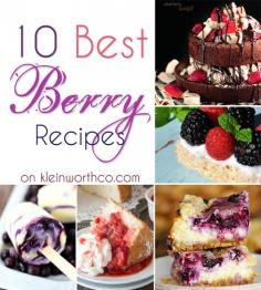 
                    
                        10 Best Berry Recipes on kleinworthco.com
                    
                