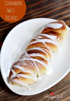 
                    
                        Recipe for Cinnamon Twist Pastries.  Step by step how-to photographs included.
                    
                