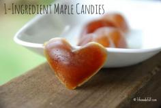 
                    
                        No lie - these Maple Candies only have 1 ingredient!!!!
                    
                