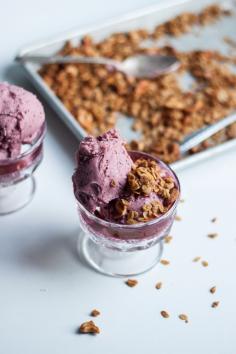 
                    
                        Coconut Berry Cobbler Ice Cream (Dairy Free, Gluten Free)
                    
                