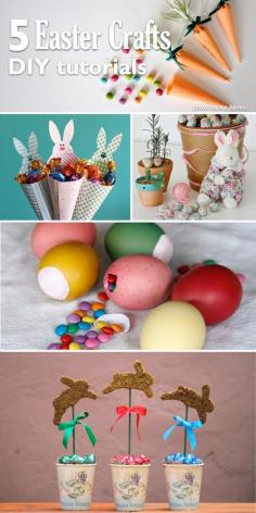 
                    
                        If you are looking for Easter crafts to make with your kids, you can’t miss these five super cool ideas. I love these DIY tutorials. Candy carrots, moss bunnies, M&M eggs and more. Your kids will love to spend some time with you making these craft projects!
                    
                