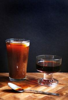 
                    
                        BURNT SUGAR SIMPLE SYRUP + COLD BREW ICED COFFEE
                    
                