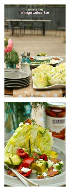 
                    
                        Wedge Salad Bar | ReluctantEntertainer #salad #mothersday
                    
                
