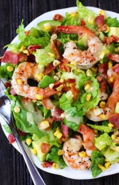 
                    
                        Shrimp Roasted Corn and Avocado Salad
                    
                