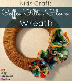 
                    
                        Coffee Filter Flower Wreath Tutorial | TodaysCreativeBlo...
                    
                