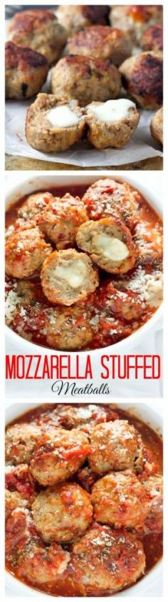 
                    
                        30-Minute Mozzarella Stuffed Turkey Meatballs with Homemade Marinara Sauce
                    
                