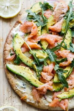 
                    
                        Smoked Salmon and Avocado Pizza
                    
                