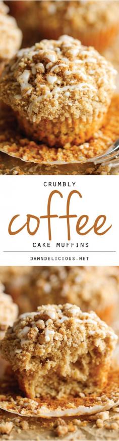 
                    
                        Coffee Cake Muffins - The classic coffee cake is transformed into a convenient muffin, loaded with a mile-high crumb topping!
                    
                