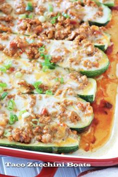 
                    
                        Taco Stuffed Zucchini Boats | Skinnytaste
                    
                
