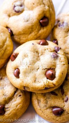
                    
                        Sally's Baking Addiction Brown Butter Chocolate Chip Cookies--- one of the BEST cookies to come out of my kitchen.
                    
                