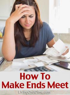 
                    
                        This mom tells how even though she lived on $500 a month how to make ends meet and get ahead financially when it seems like unexpected expenses continually break the budget. How to Make Ends Meet- How to Budget
                    
                