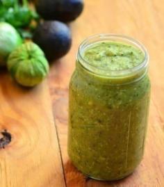 
                    
                        Avocado Tomatillo Salsa
                    
                