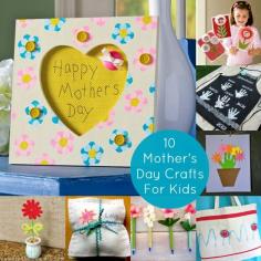 
                    
                        It's hard to figure out what to give your mom, and children especially need help. Here are 10 great ideas for Mother's Day crafts for kids!
                    
                