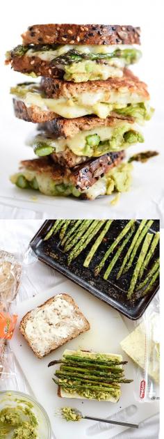 
                    
                        Spicy Smashed Avocado & Asparagus with Dill Havarti Grilled Cheese | foodiecrush.com
                    
                