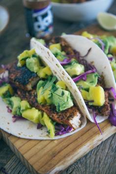 Blackened Fish #Tacos. #recipe