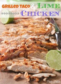 
                    
                        Grilled Taco and Lime Chicken for Tacos by Picky Palate www.picky-palate.com #chicken #dinner #recipe
                    
                