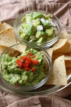 
                    
                        Why have guac only one way? Make and serve two different types: one spicy and smooth with the addition of serrano peppers and olive oil and a milder guac with crumbled feta.
                    
                