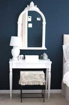 
                    
                        Benjamin Moore Gentleman's Gray - Dark Blue Bedroom Paint Color | Involving Color Paint Color Blog
                    
                