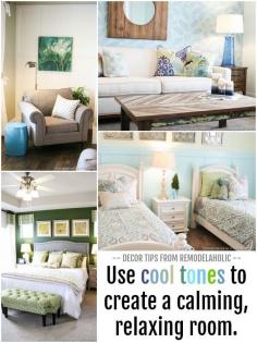 
                    
                        Choosing and Using Accent Colors in Your Home - Tips for using warm colors, cool colors, or a combo to create the right look and feel for a room #spon
                    
                