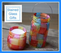 
                    
                        DIY Stained Glass Mason Jars, a fun Mother's Day gift
                    
                