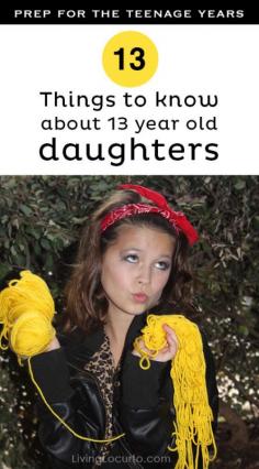 
                    
                        13 Thing to Know about 13 Year Old Daughters. Parenting advice for the teenage years!
                    
                