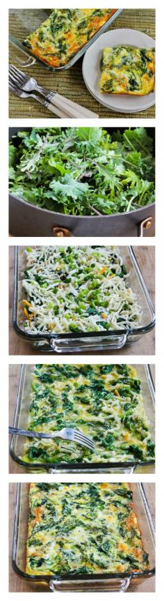 
                    
                        Baby Kale, Mozzarella, and Egg Bake (and Ten More Ideas for Starting Your Day with Kale.)  [from Kalyn's Kitchen]
                    
                