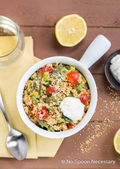 
                    
                        Spring Couscous Primavera with Whipped Lemon Ricotta
                    
                