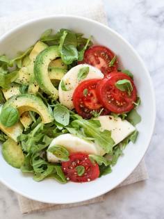 avocado Caprese salad and other yummy summer salads