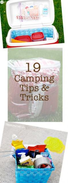 
                    
                        19 Camping Tips and Tricks
                    
                