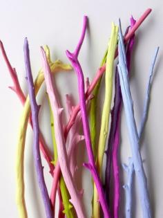 
                    
                        DIY Craft Projects! Colorfully Painted Twigs | diyready.com/...
                    
                
