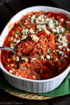 
                    
                        Greek Turkey, Rice and Feta Casserole...This healthy casserole is full of lean protein and whole grains.  270 calories and 7 Weight Watchers PP | cookincanuck.com #recipe
                    
                