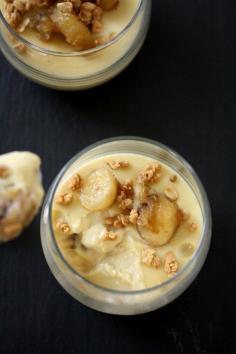 
                    
                        HEALTHY BANANA PUDDING WITH MAPLE-RUM COMPOTE
                    
                