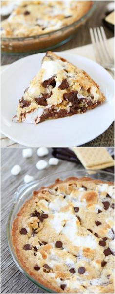 
                    
                        S'mores Pie on twopeasandtheirpo... This easy pie is always a favorite dessert!
                    
                