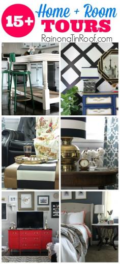 
                    
                        REAL LIFE DECORATING and its on a budget!! 15+ Home & Room Tours via RainonaTinRoof.com
                    
                