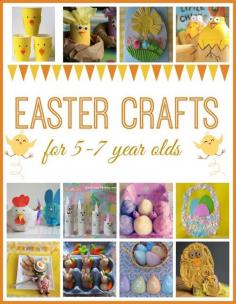 
                    
                        A selection of cute and easy easter crafts for kids. Perfect for 5-7 year olds.
                    
                
