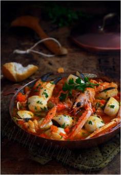 For SF?  cioppino- italian fish stew