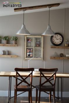 
                    
                        See how I made grandpa's old truck bed #wood #planks into a gorgeous #farmhouse #table with #inlay #triangles. www.indyandriver....
                    
                