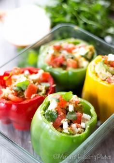 
                    
                        Couscous stuffed bell peppers topped with an avocado and tuna salad. This twist on a classic is quick, easy, and healthy weeknight meal.
                    
                