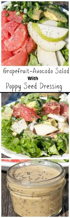 
                    
                        Grapefruit-Avocado Salad with Poppy Seed Dressing is just the quench your tastebuds are looking for.
                    
                