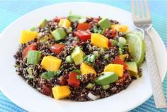 Black Quinoa Salad with Mango, Avocado, and Tomatoes by gabriela