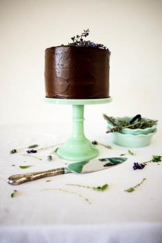 
                    
                        dark chocolate & lavender cake
                    
                