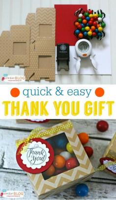 
                    
                        Quick & Easy Thank you Gift | Great for Teachers and neighbors! Find more creative ideas on TodaysCreativeBlo...
                    
                