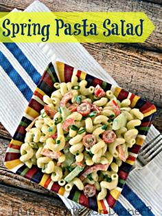 
                    
                        Hun... What's for Dinner?: Spring Pasta Salad with Lemon Avocado Dressing
                    
                