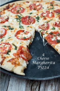 Our Favorite 4 Cheese Margherita Pizza. Blogger's Favorite recipe sent to SavingStar by recipe blogger based on their favorite and most shared. Save money on your groceries and online shopping the smart and simple way with SavingStar.com!