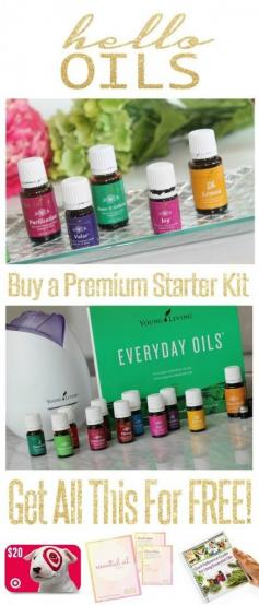 
                    
                        Hurry! Through the end of April you can get a FREE $20 Target Gift Card and the Hello Oils Essential Oils recipe book when you purchase a Premium Starter kit. Start your essential oils journey and Embrace Wellness!
                    
                