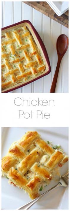 Chicken Pot Pie   This may be a good alternative to the chicken pie I already make.