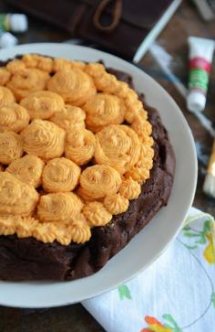 
                    
                        Flourless Dark Chocolate Torte with Roasted Carrot Buttercream
                    
                