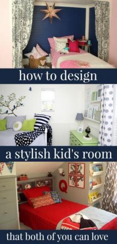 Designing a Kid's Room @Remodelaholic #spon #kids #bedroom #decorating #tips