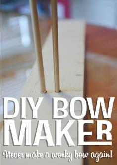 DIY Bow Maker that Saved My Bow-Making Life - The Bold Abode