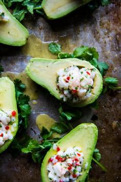 
                    
                        Shrimp Ceviche Stuffed Avocados (via Heather Christo)
                    
                